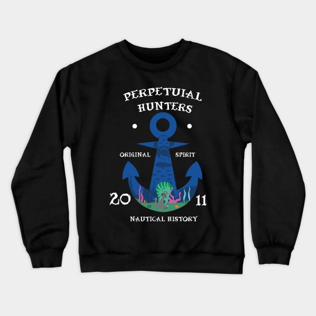 Perpetual Hunters Crewneck Sweatshirt by jscomic